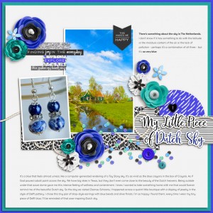 My Little Piece of Dutch Sky (MOC5 #8) - Jewelry Album