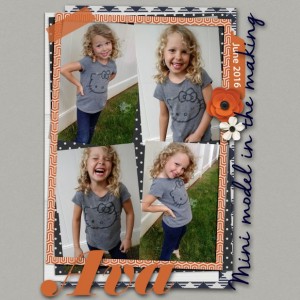 Scrapping with Liz Jan Template, Ava