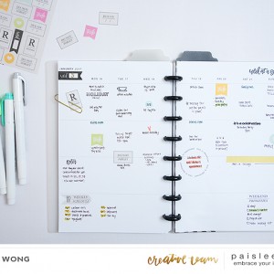 Planner spread for Week 3