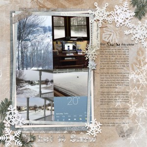 January blog challenge - first snow