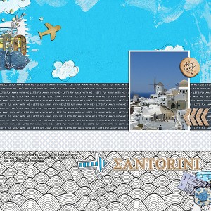 Santorini  - Filled Template
