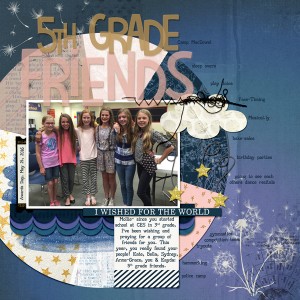 5th Grade Friends- paper blending