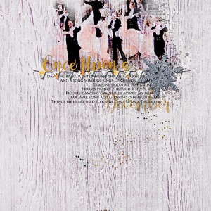 Once upon a December - Inspiration Challenge - Song Lyrics