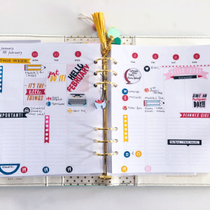 Feb Planner Spread