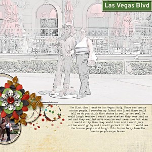 2017 MOC Day 25: Photo Treatment - Bronze People of Vegas