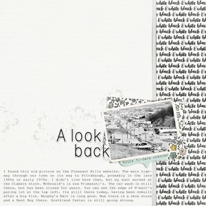 A look back