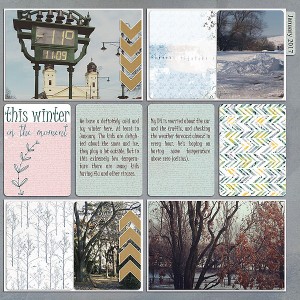 this winter - Pocket Page (Style Challenge)