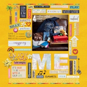 moc 28 - paper to digi scraplift - p52 week 4 selfless selfie