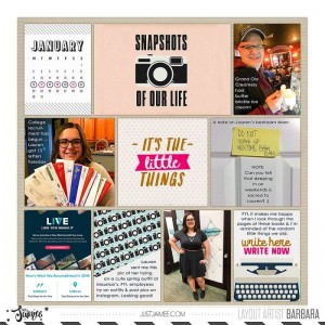 2017 Project Life Week 3 Left Side