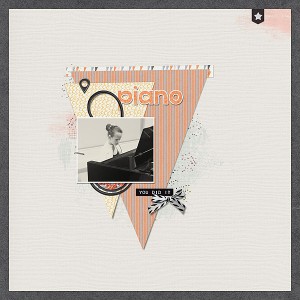 piano - Paper To Digi (Scraplift Challenge)