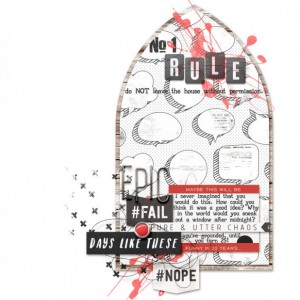 MOC5- Day 30- Arch/art journaling -No. 1 Rule