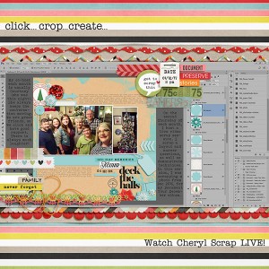 Watch Cheryl Scrap LIVE! - MOC5 January 11 Challenge