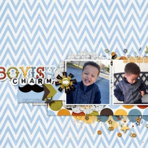 Boyish Charm - Feb. Template Challenge