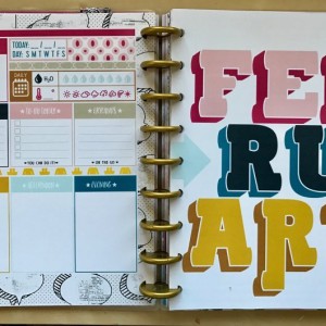 February Planner set up 1