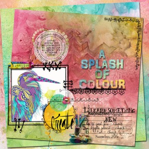 Splash of colour