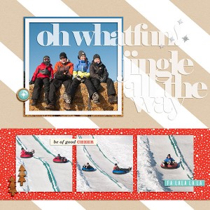 Kids At Sledding Hill