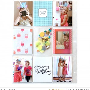 6th Birthday Insert