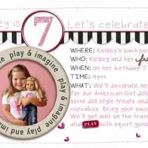 birthday invite