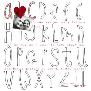A {heart} C