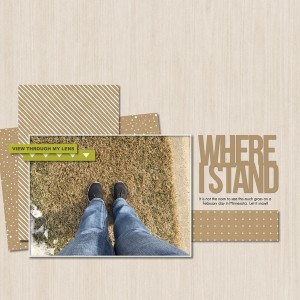 Where I Stand - Feb Photography Challenge