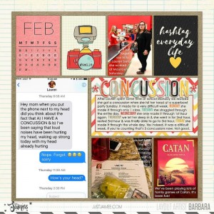 2017 Project Life | Week 6 (Left Side)