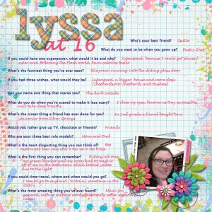 Lyssa at 16