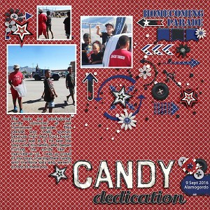 Candy Dedication - HOmecoming Parade