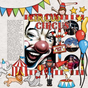 Cirrcus Circus (Kate Hadfield's March Blog Template Challenge)