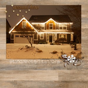 House In Snow
