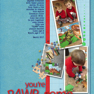 March Dinosaur Puzzlers
