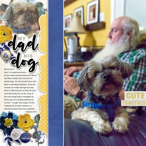 My Dad & His Dog (Photography Challenge, March 2017)