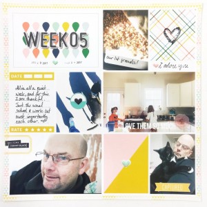 2017 Project Life Week 05 Left