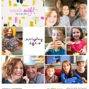 Project Life 2017 Week 8 (left)