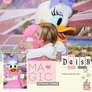 Meeting Daisy at Epcot