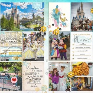 Magic Kingdom Favs Double Page