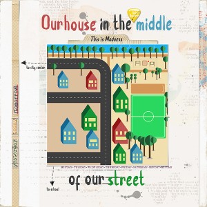 Our house...in the middle