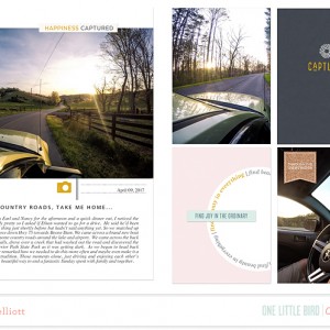 Country Roads, Take Me Home | 17x11 Digital Book Spread