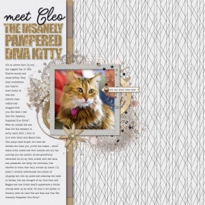 Meet Cleo (April 2017 Scraplift Challenge)