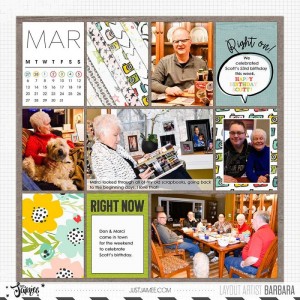 2017 Project Life Week 9 (Left Side)