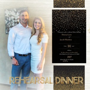 Rehearsal Dinner, left