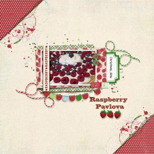 Raspberry Pavlova