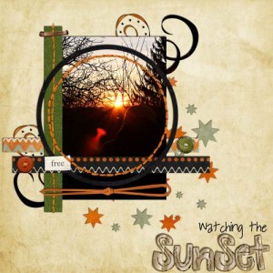Watching the sunset
