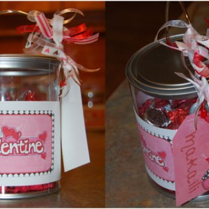 Valentines Candy Can