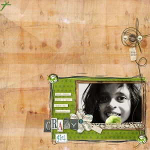 Crazy girl!