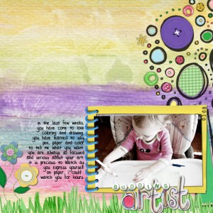my budding artist