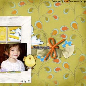 one silly chick
