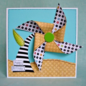 Whimsical Windmill (hybrid card)