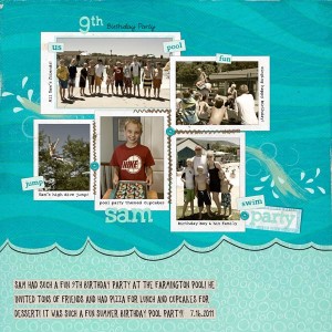 Sam's 9th Pool Party