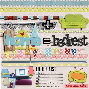 Home + Couch = Bedrest