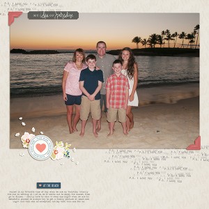Family At Sunset